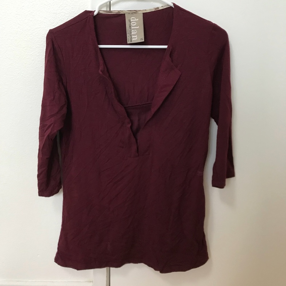 Red blouse